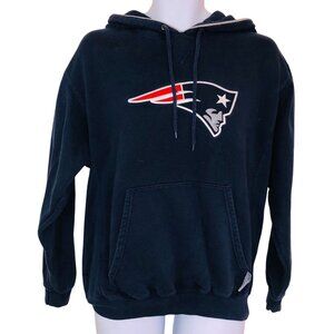 NFL New England Patriots Mens M Sweatshirt Navy Blue Pullover Hoodie